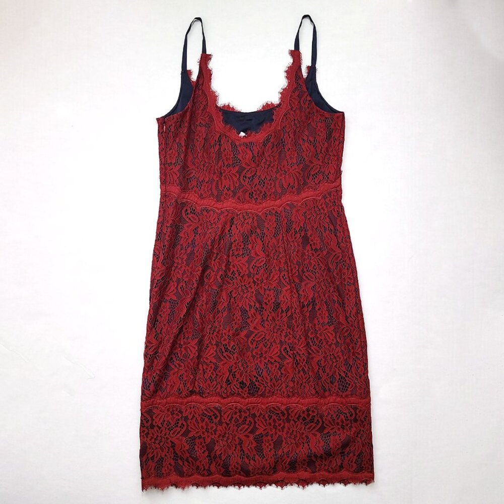 Diane Von Furstenberg NWT Olivia Rose Lace Dress Women Size 12 $428 - Picture 5 of 12
